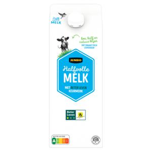 Jumbo Halfvolle Melk met 1 Ster Beter Leven Keurmerk 1, 5L