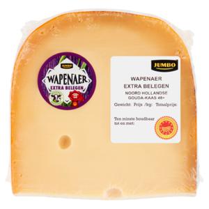 Jumbo Wapenaer Extra Belegen Noord Hollandse Gouda-Kaas 48+ ca. 384g