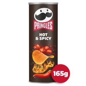 Pringles Hot & Spicy Chips 165g