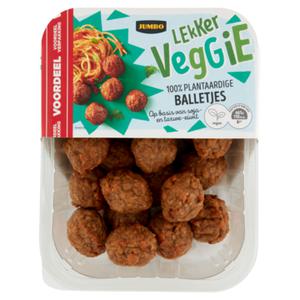 Jumbo Lekker Veggie 100% Plantaardige Balletjes 400g