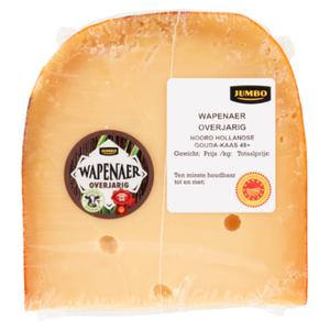 Jumbo Wapenaer Overjarig Noord Hollandse Gouda-Kaas 48+ ca. 372g