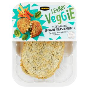 Jumbo Lekker Veggie Spinazie-Kaasschnitzel Vegetarisch 200g