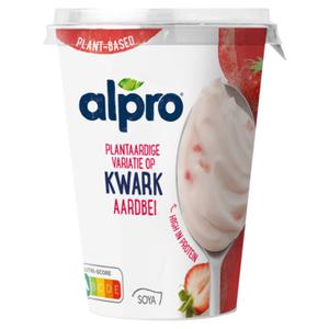 Alpro Plantaardige Variatie Op Kwark Aardbei 400g