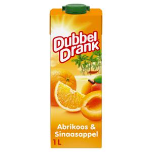 DubbelDrank Abrikoos & Sinaasappel 1L