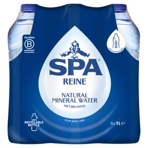 SPA Reine Natural Mineral Water 6 x 1L