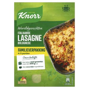 Knorr Wereldgerechten Maaltijdpakket Italiaanse Lasagne Bolognese XXL 351g