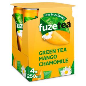 fuzetea® Fuze Tea Infused Ice Tea Green Tea Mango Chamomile 4 x 250ml