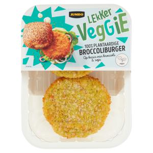 Jumbo Lekker Veggie Broccoli Burger Vegan 170g