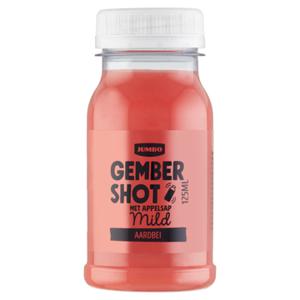 Jumbo Gember (9%) Shot met Appelsap Mild Aardbei 125ML