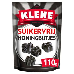 Klene Honingbijtjes Suikervrije Drop ZoetZak 110 gram