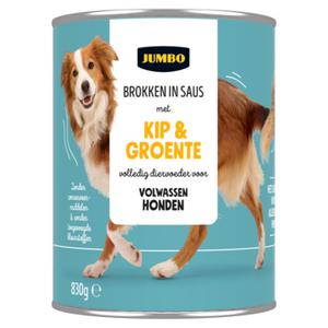 Jumbo Brokken in Saus met Kip & Groente 830g