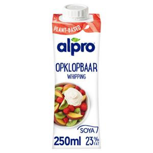 Alpro Plantaardige Variatie Op Slagroom Op Te Kloppen 250ml