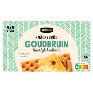 Jumbo Knäckebröd Goudbruin 5 x 5 Stuks