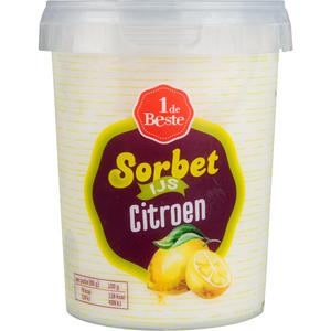 1 de Beste Sorbet ijs citroen