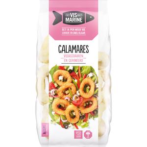 Vis Marine Calamares voorgebakken en gepaneerd