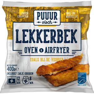 Puuur visch Lekkerbek oven & airfryer