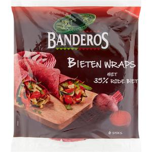 Banderos Rode bieten wraps 6 stuks