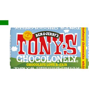 Tony's Chocolonely Ben&jerry's white strawberry cheesecake