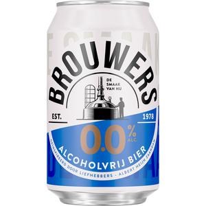 Brouwers bier 0.0 blik