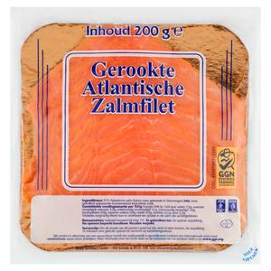 Atlantic Noorse zalm gerookt