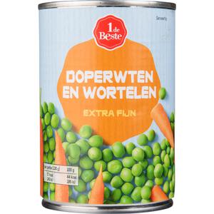 1 de Beste Doperwten en wortelen extra fijn