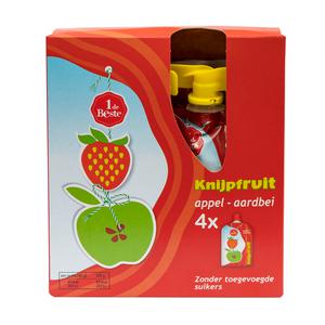 1 de Beste Knijpfruit appel/aardbei