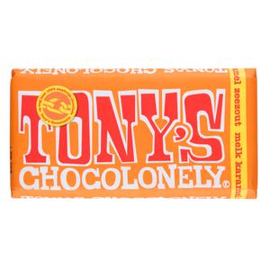 Tony's Chocolonely melk karamel zeezout