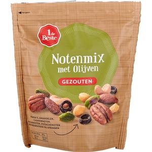 1 de Beste Notenmix met olijven gebrand gezouten