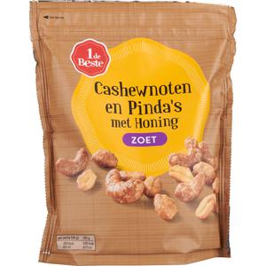 1 de Beste Cashewnoten en pinda's met honing