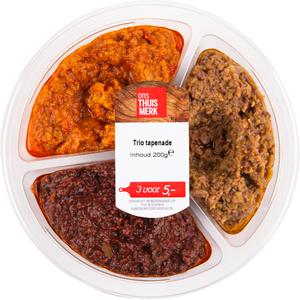 Ons Thuismerk Tapenade trio