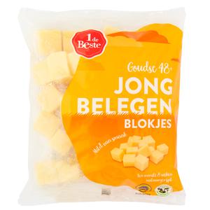 1 de Beste Kaasblokjes jong belegen 48+