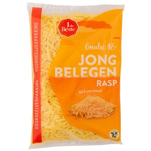 1 de Beste Kaas rasp jong belegen 48+ voordeelverpakking