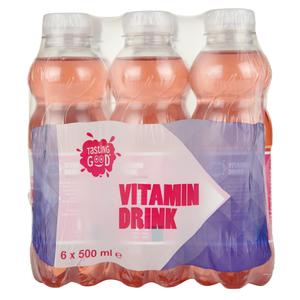 Tasting Good Vitaminwater framboos-granaatappel