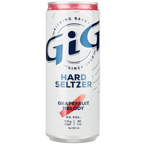 GiG Hard seltzer grapefruit melody