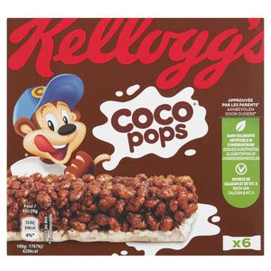 Kelloggs Choco pops bar melk-choco 6 stuks