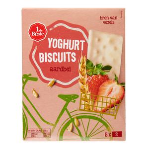 1 de Beste Yoghurtbiscuit aardbei