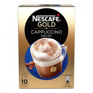 Nescafé Gold cappuccino decafé oploskoffie