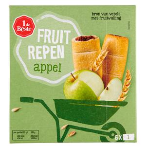 1 de Beste Fruitrepen appel 6 stuks