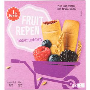 1 de Beste Fruitrepen bosvruchten 6 stuks