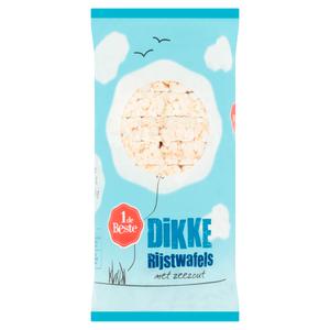 1 de Beste Dikke rijstwafels met zeezout 12 stuks