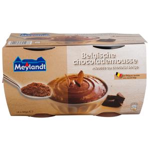 Meylan Chocolademousse met Belgische chocolade 4 stuks