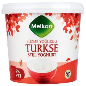 Melkan Yoghurt turkse stijl 8% vet