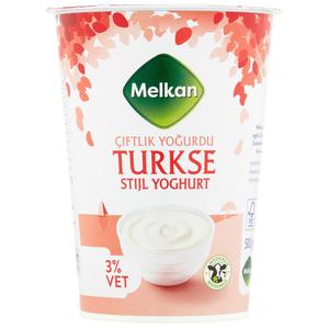 Melkan Yoghurt Turkse stijl 3% vet