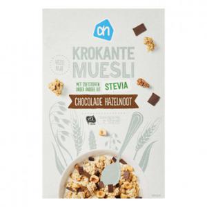 AH Krokante muesli stevia chocolade noot