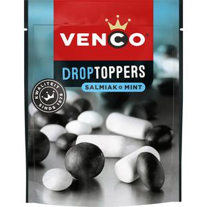 Venco Droptoppers salmiak & mint