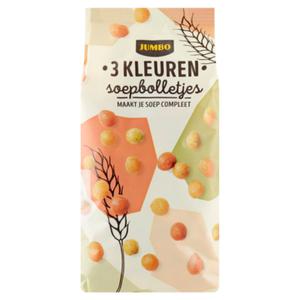 Jumbo 3 Kleuren Soepbolletjes 125g