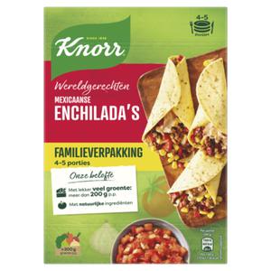 Knorr Wereldgerechten Maaltijdpakket Mexicaanse Enchilada's XXL 328g