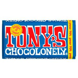 TONY'S CHOCOLONELY® Tony's Chocolonely Puur Chocolade Reep 70% 180g