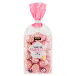 Jumbo Paaseitjes Framboos Smaak Vulling Wit 200g