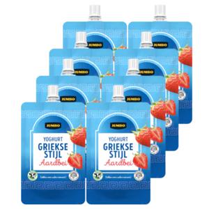 Jumbo Yoghurt Griekse Stijl Aardbei 8 x 200g